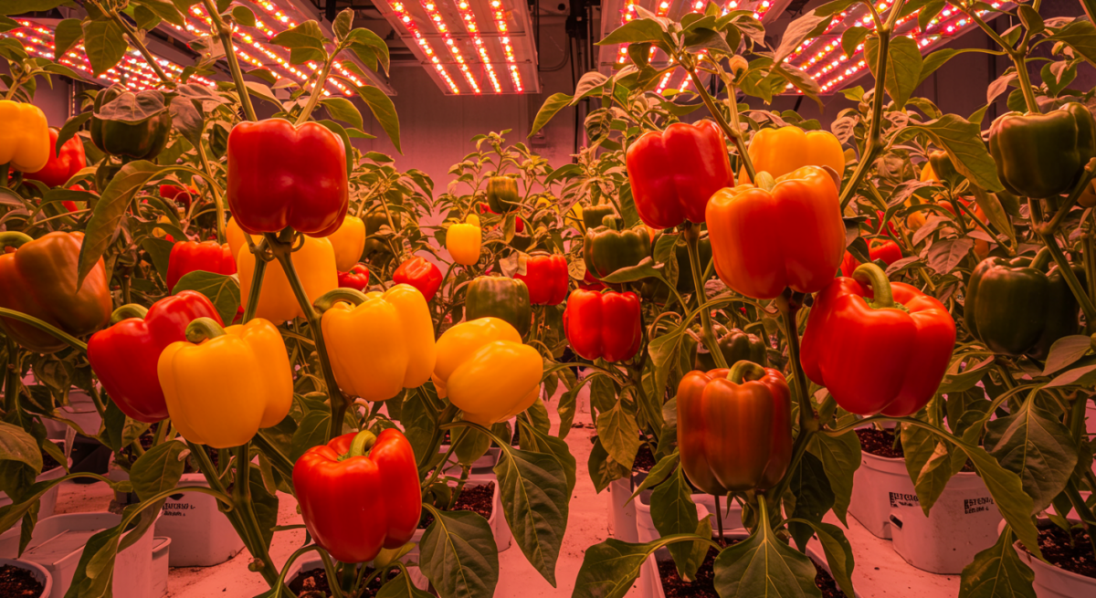 Coltivare Peperoni Colorati Indoor: Giallo, Rosso e Arancione Tutto Anno